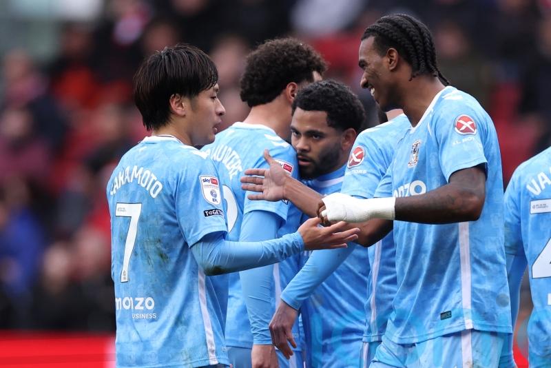 Championship leaders Coventry strengthen position with win at Bristol City