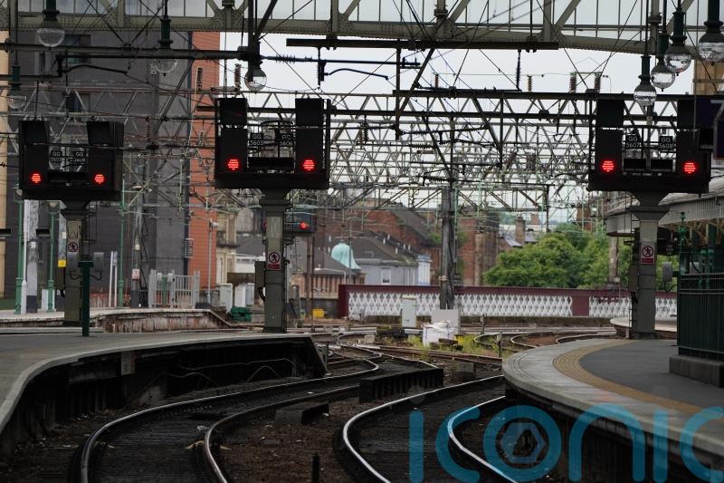 Dozens of trains cancelled after fire near Glasgow Central station