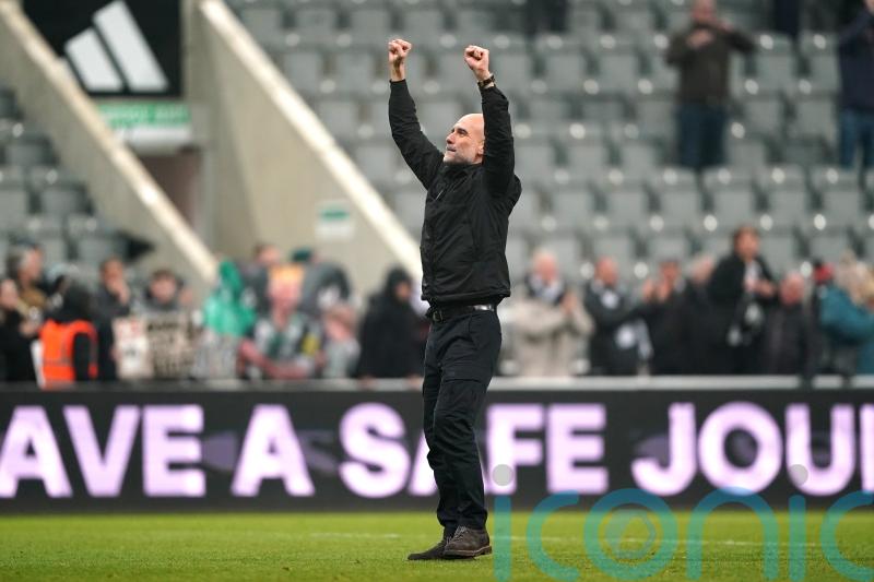 Pep Guardiola targets a strong finish to the season for Manchester City