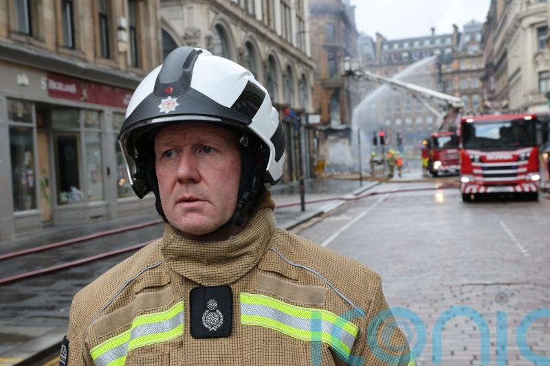 Firefighters&rsquo; &lsquo;huge effort&rsquo; stopped blaze spreading to hotel, officer says