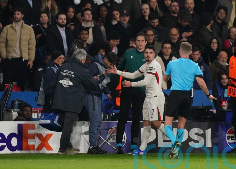 Pedro Neto apologises for pushing ball boy in Chelsea&rsquo;s defeat to PSG