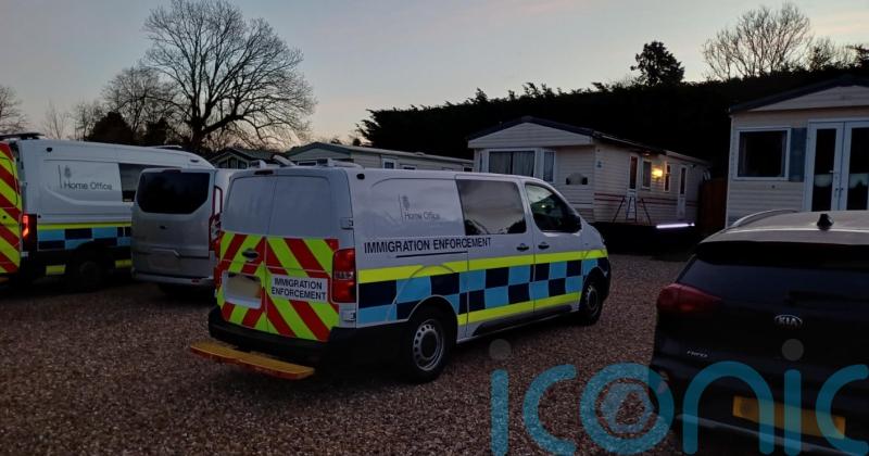 Migrants suspected of working illegally as delivery riders arrested in raid