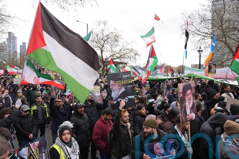 Three arrests made amid Al Quds Day demonstration and counter-protest