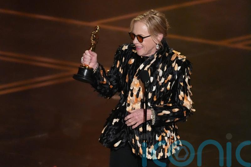 Weapons star Amy Madigan thanks &lsquo;beloved&rsquo; husband Ed Harris as she wins Oscar