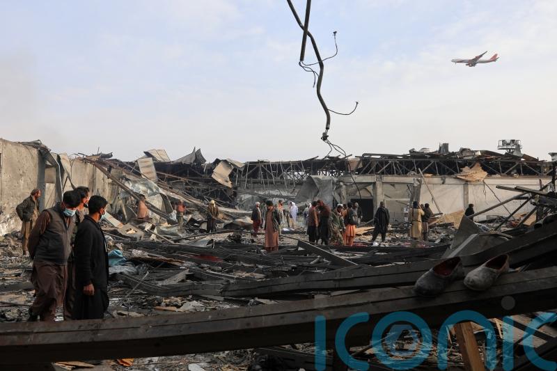 Rescuers search rubble of Kabul hospital hit by strike blamed on Pakistan