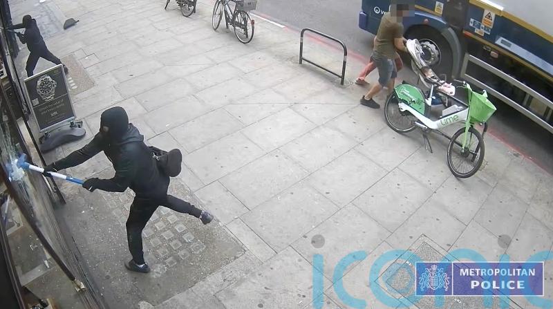 Seven men sentenced over smash-and-grab raids at luxury shops across London