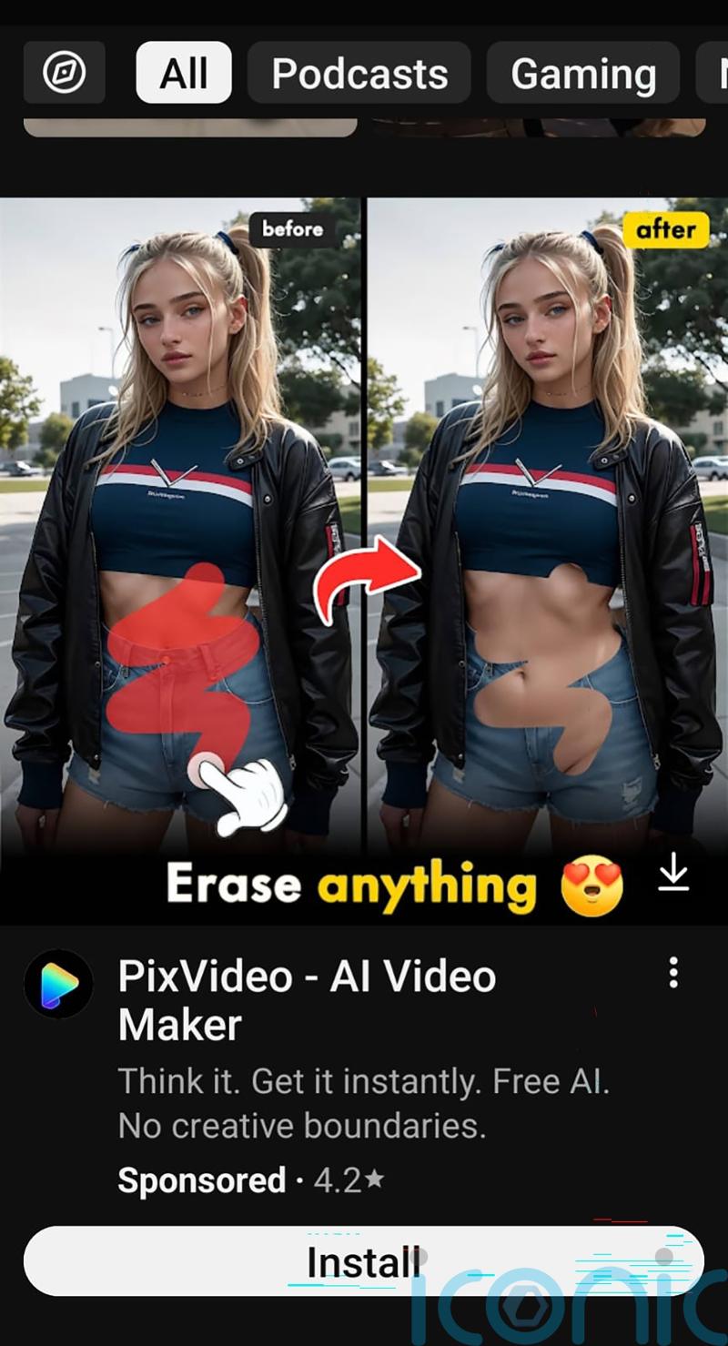 AI video maker ad banned for exposing woman&rsquo;s body