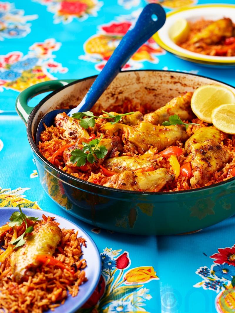 Shelina Permalloo&rsquo;s chicken peri peri traybake recipe