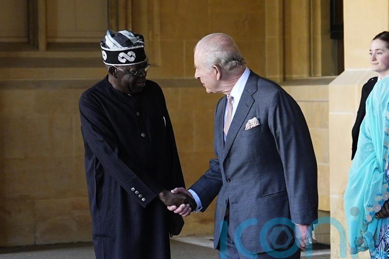 Charles bids farewell to Nigerian president ahead of state visit ending