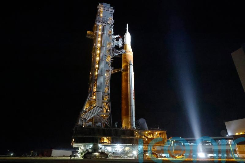 Nasa hauls repaired Moon rocket back to pad ahead of planned launch in April