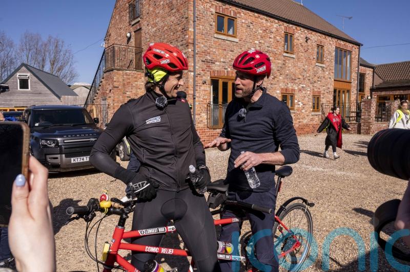 Greg James says William&rsquo;s &lsquo;royal glutes&rsquo; helped power him to finish 1,000km ride