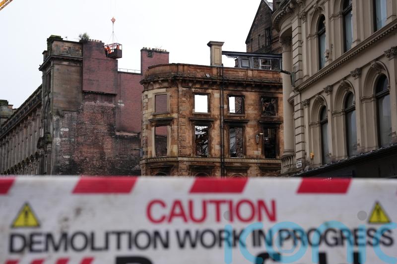 Another exit at Glasgow Central to reopen as demolition after fire progresses
