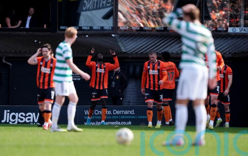 Celtic stumble in title race with damaging defeat at Dundee United