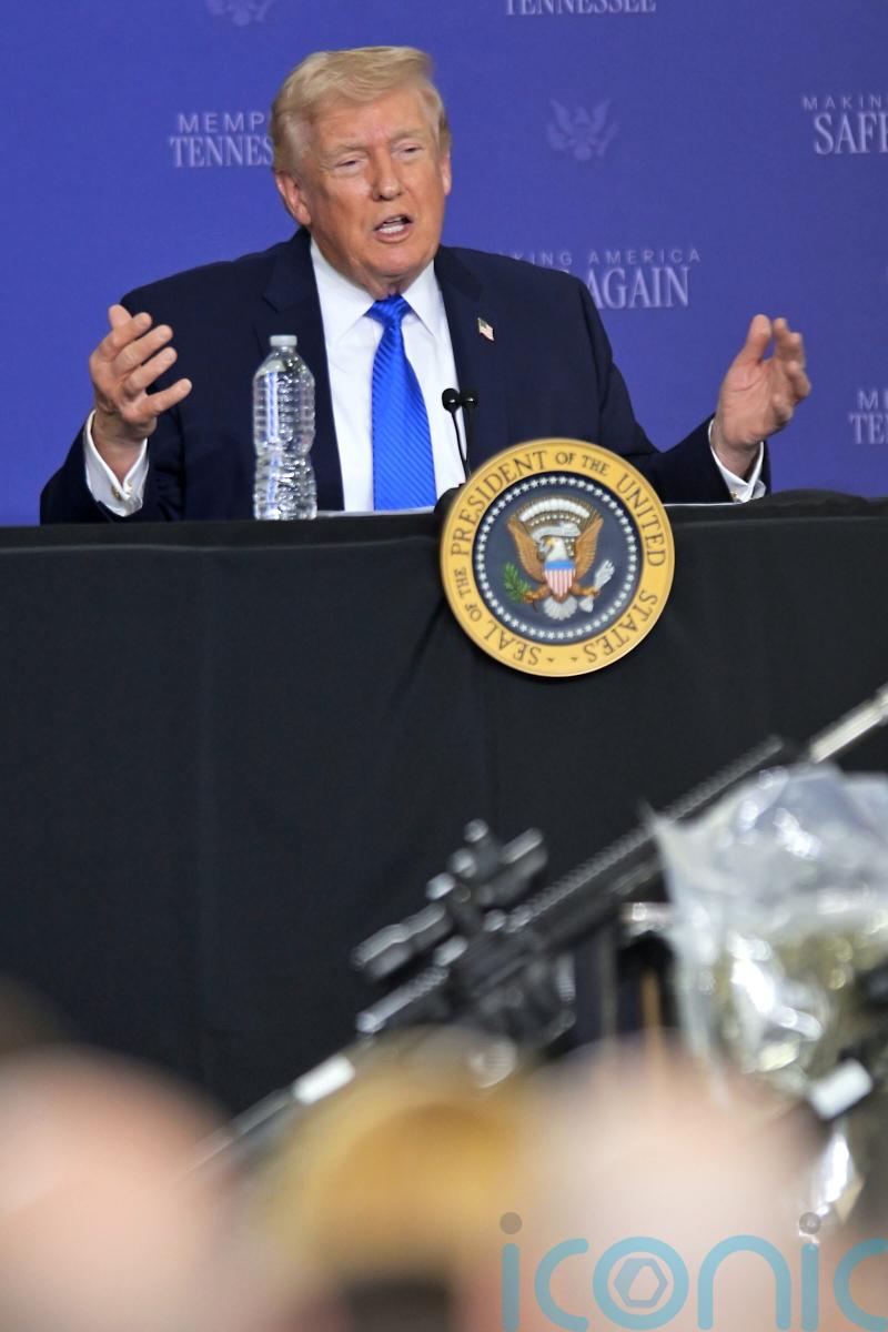 Trump hopes there will be no suspicious minds as he makes trip to Graceland