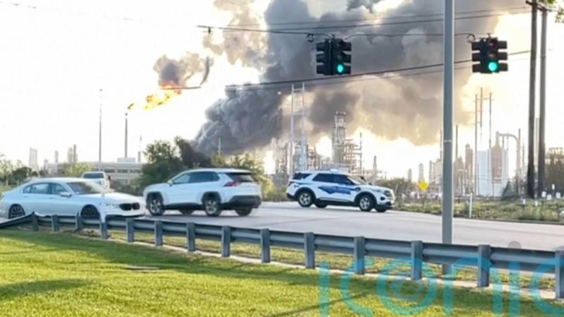 Residents take shelter after large explosion at Texas oil refinery