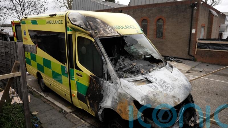 Two men arrested over Golders Green ambulances arson attack