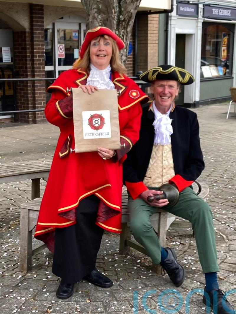 Hampshire husband and wife town crier pair want to show the traditional role is more than &lsquo;the big beard and big belly&rsquo;