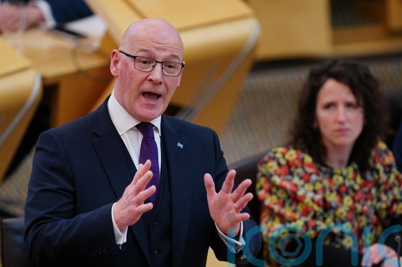 John Swinney says he is &lsquo;raring to go&rsquo; for election at final session of FMQs