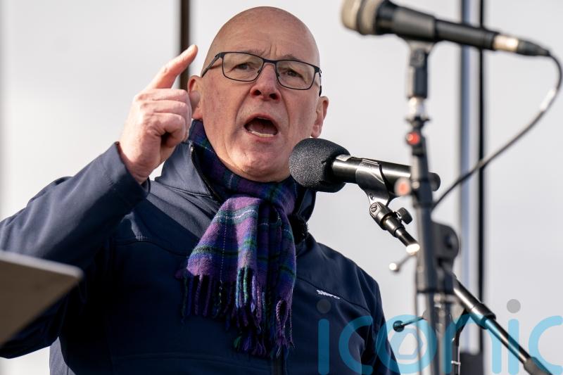 Scotland held back by the decisions of Westminster, Swinney tells rally