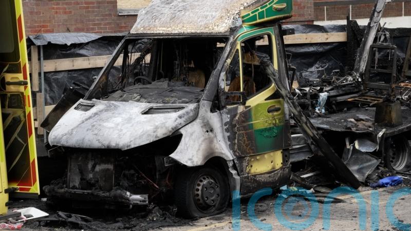 Three remanded over alleged arson on Jewish group ambulances as new arrest made