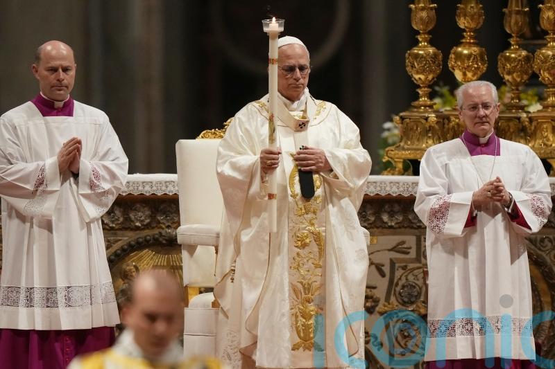 Pope calls for harmony and peace as he delivers Easter vigil message
