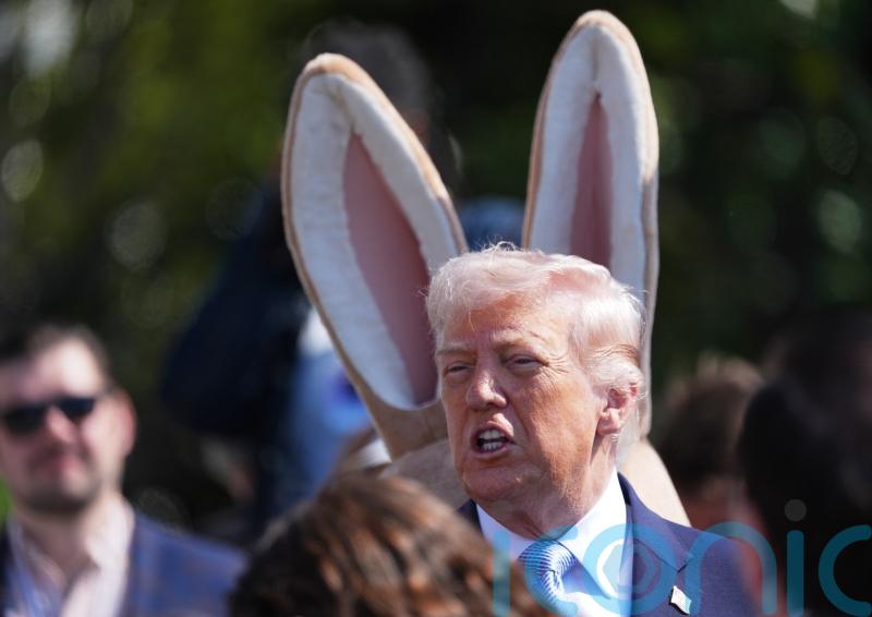Trump aims &lsquo;Neville Chamberlain&rsquo; jibe at PM during Easter celebration