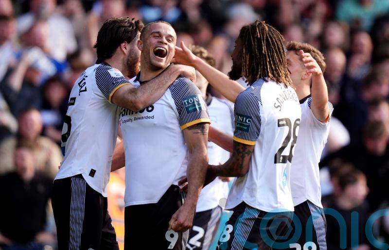 Jaydon Banel and Carlton Morris on target as Derby boost play-off hopes