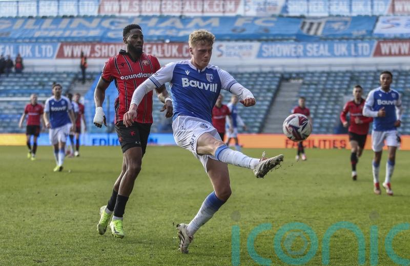 Andy Smith nets first Gillingham goal in victory over nine-man Accrington