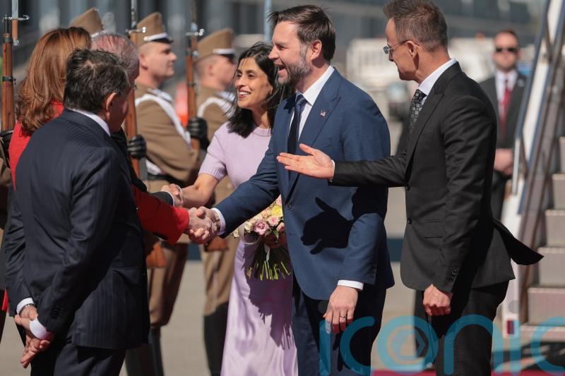 Vance arrives in Hungary days before election, hoping to boost Orban&rsquo;s campaign