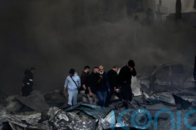 Israel strikes Beirut after saying Iran ceasefire does not apply there