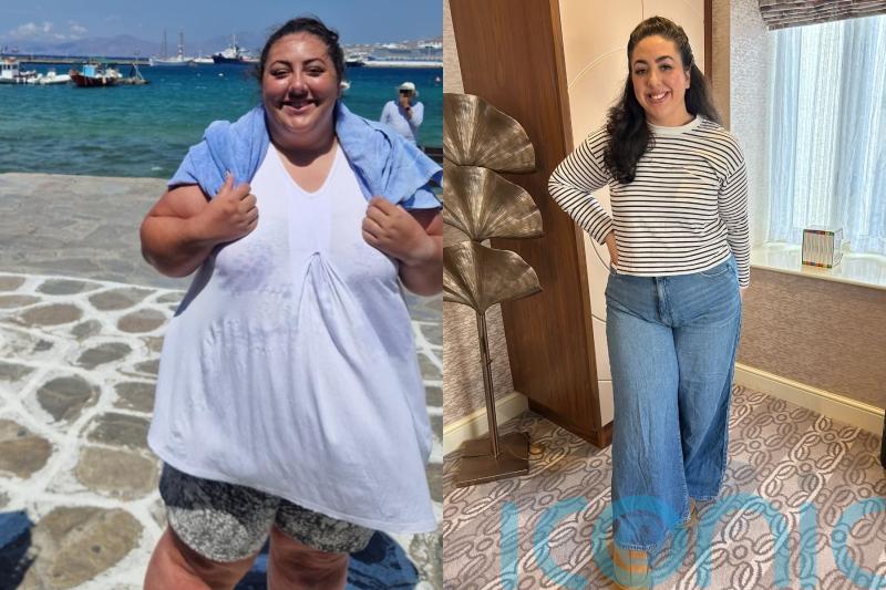 &lsquo;I was so big my body couldn&rsquo;t breathe on its own&rsquo;: Athlete who hit 27st after bereavements loses third of bodyweight