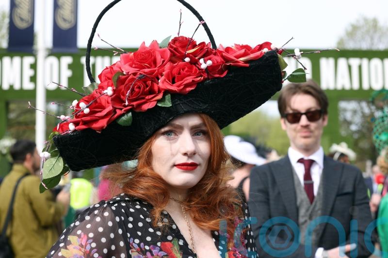 Ladies Day hats turn heads at Aintree