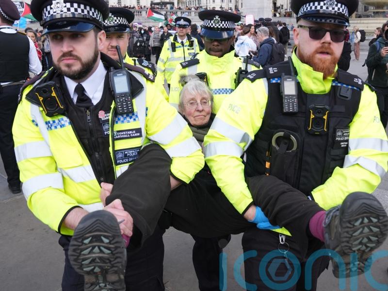 87-year-old among 523 people arrested at protest against Palestine Action ban