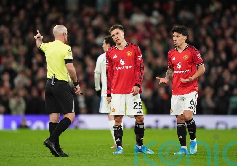 Tuesday&rsquo;s briefing: Michael Carrick sees red over Lisandro Martinez&rsquo;s dismissal