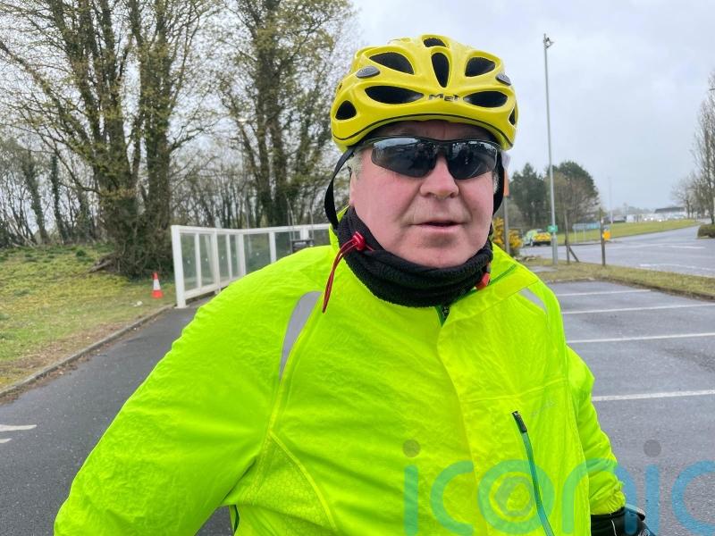 Farmer cycled to protest because he &lsquo;can&rsquo;t afford to put diesel in tractors&rsquo;
