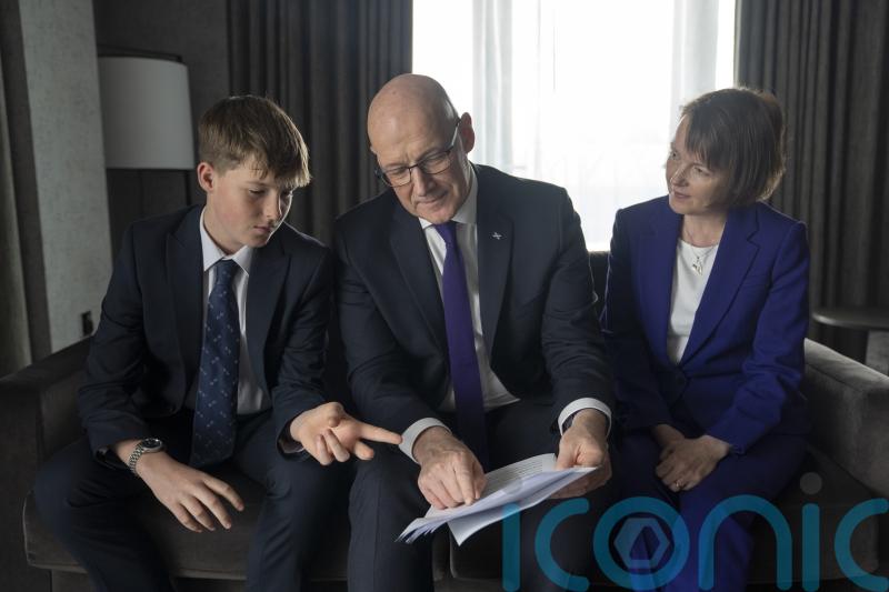 John Swinney: My son gives me high-quality advice before FMQs