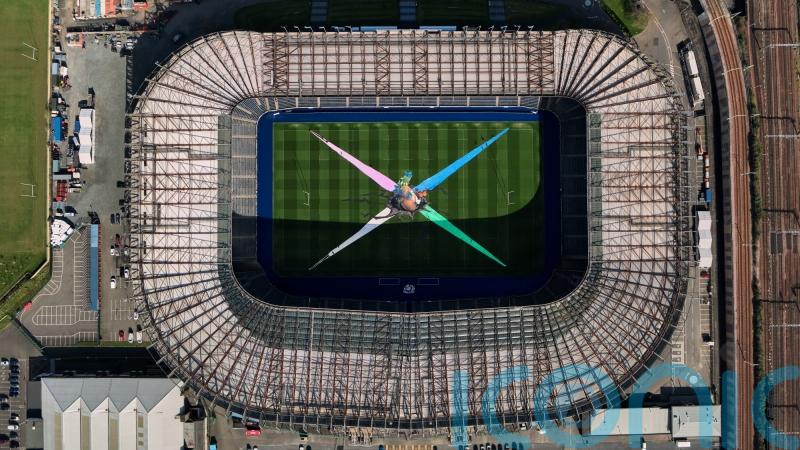 Artwork placed on Murrayfield pitch to mark women&rsquo;s sport milestone