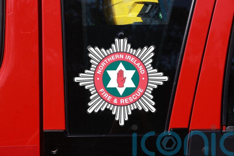 Dozens of firefighters tackle blaze at derelict building in Ballycastle