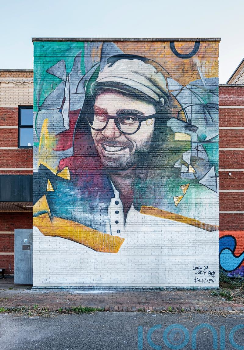 Mural created to honour artist Joseph Loughborough after death aged 44