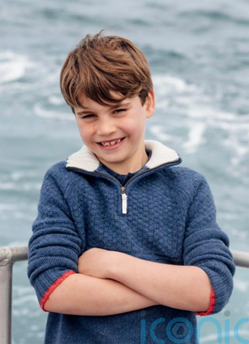 Prince Louis takes to the sea for boat trip in new photo marking 8th birthday