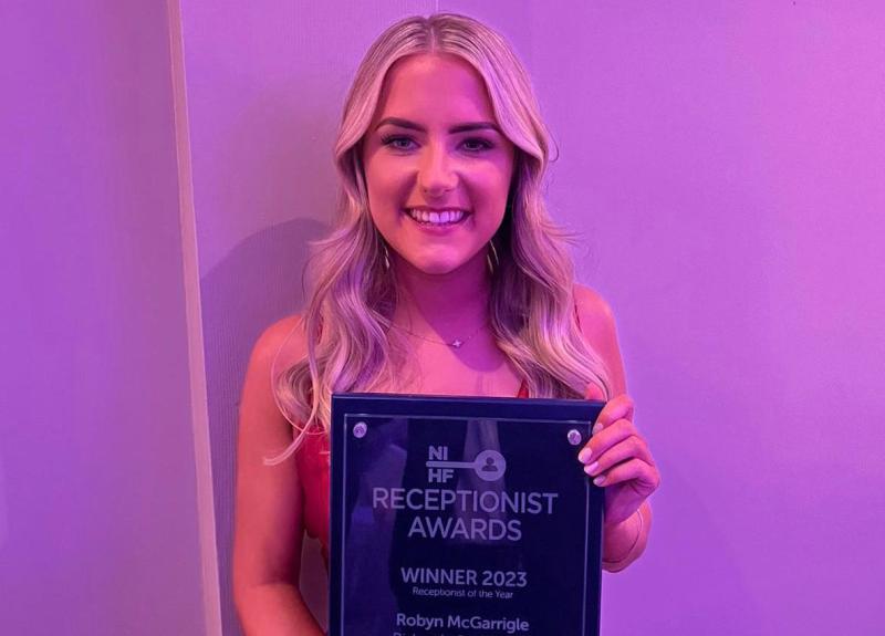Derry receptionist scoops Receptionist Of The Year
