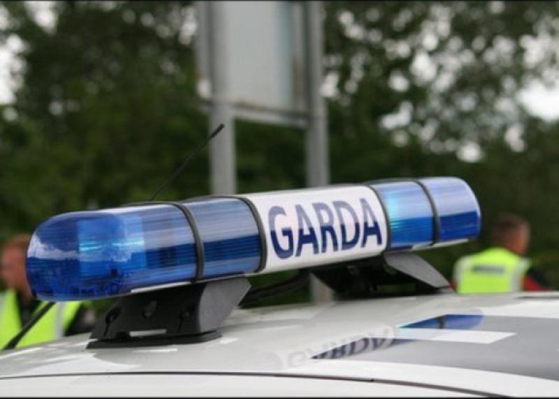 Garda Checkpoint in Dundalk this afternoon