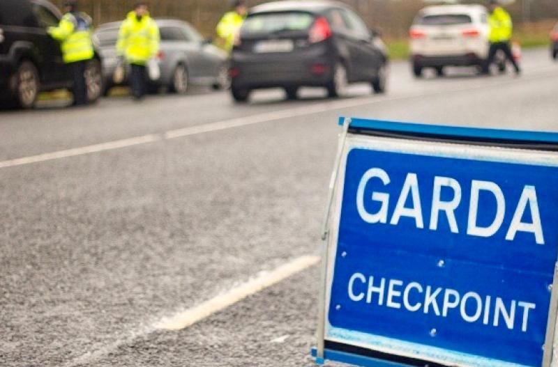 Garda checkpoint
