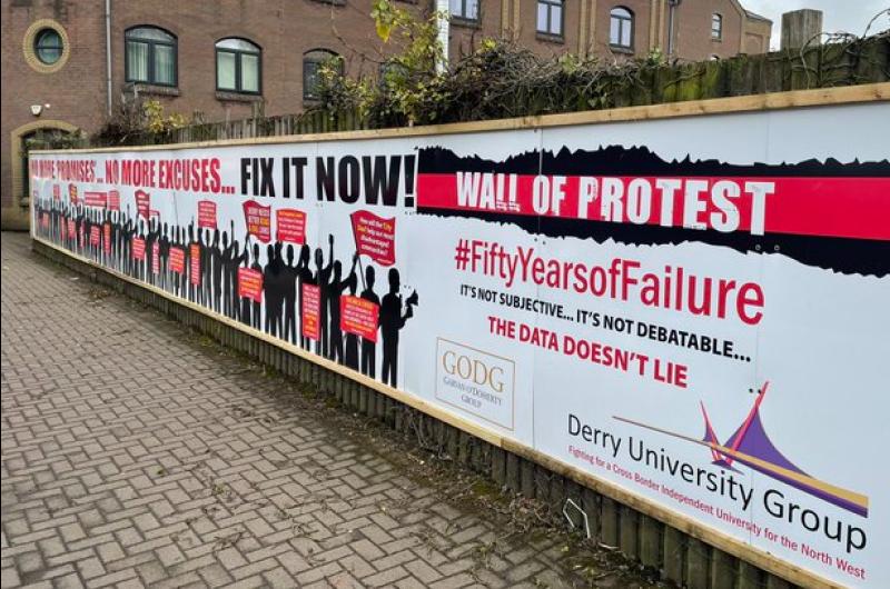 'Walls of protest' to be erected across Derry in the run up to elections