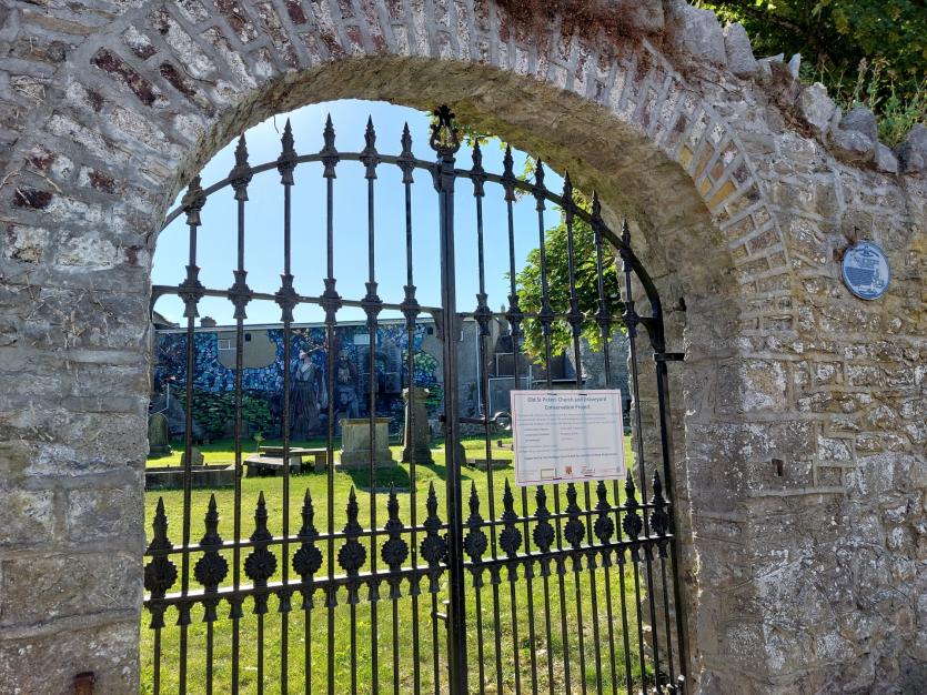 Old St Peter's Graveyard after its makeover.