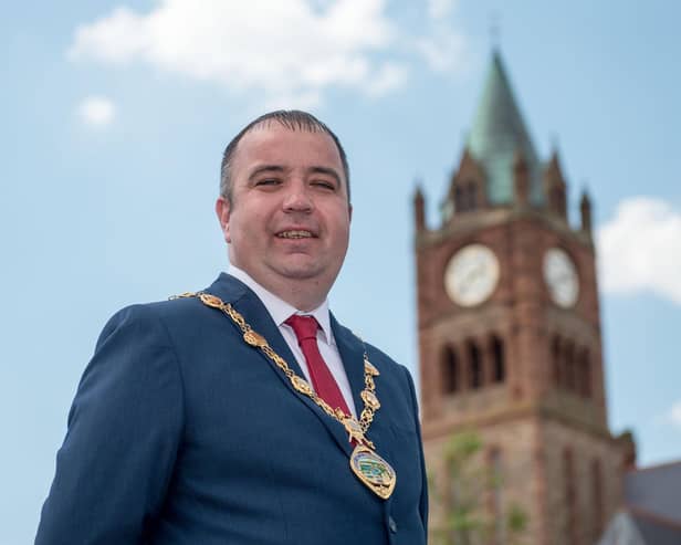 Brian Tierney during his mayoral year.